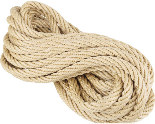 MAMUTEC Touw Paraloc polypropyleen Ø 10 mm beige, 10 m Gevlochten touw van natuurlijke vezels