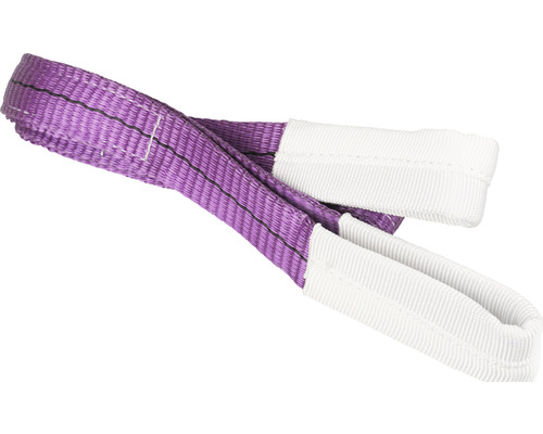 Paarse hijsband met witte lussen