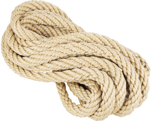 MAMUTEC Touw Paraloc polypropyleen Ø 12 mm beige, 5 m Kluwen gevlochten touw