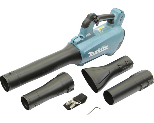 Makita accu bladblazer met verschillende mondstukken