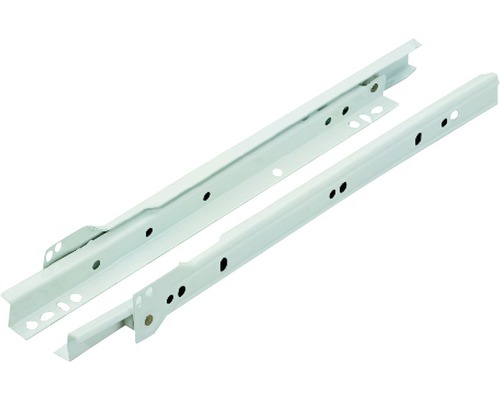 HETTICH Rolgeleider FR302 550 mm wit, 2 stuks