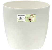 ELHO Bloempot Brussels Diamond kunststof wit Ø 13 cm H 15 cm