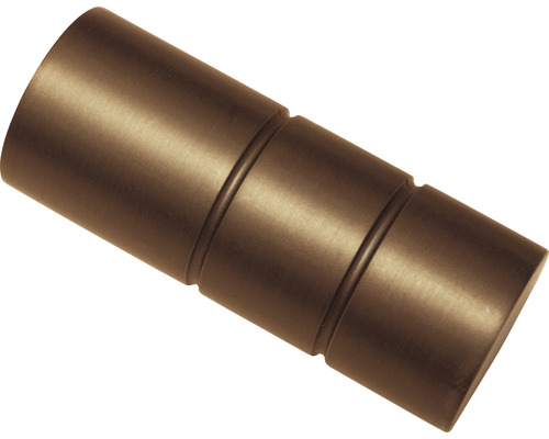 GARDINIA Windsor eindknop cilinder brons ø 25 mm 2 stuks