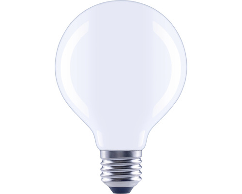 FLAIR LED lamp E27/6,5W G80 daglicht wit mat