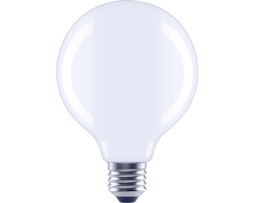 FLAIR LED lamp E27/6,5W G95 daglicht wit mat