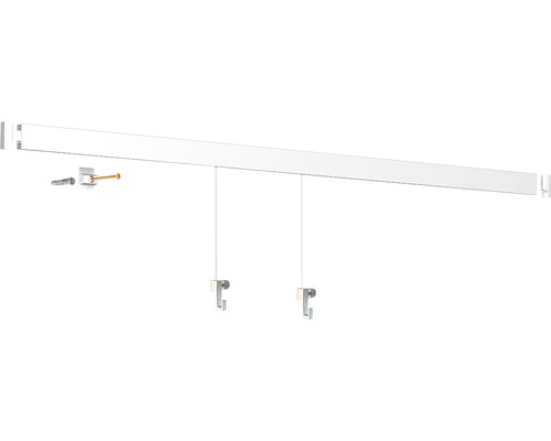 Fotolijst rail met ophangsysteem voor wandmontage