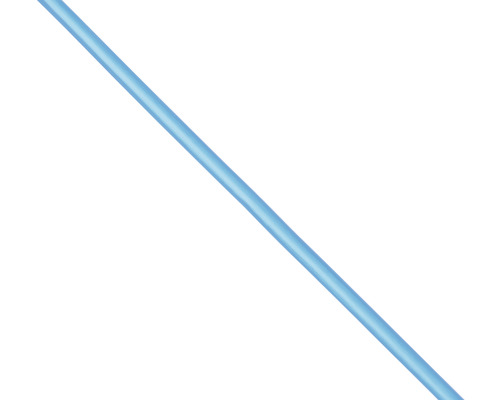 MAMUTEC Waslijn blauw 3,6 mm, meterwaren