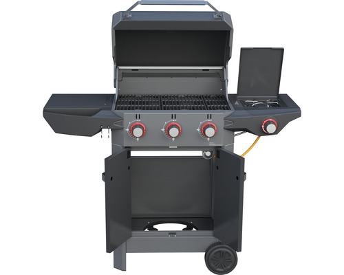 Occlusie Gedrag Betrouwbaar TENNEKER® Gasbarbecue Carbon 3 brander met zijbrander kopen! | HORNBACH