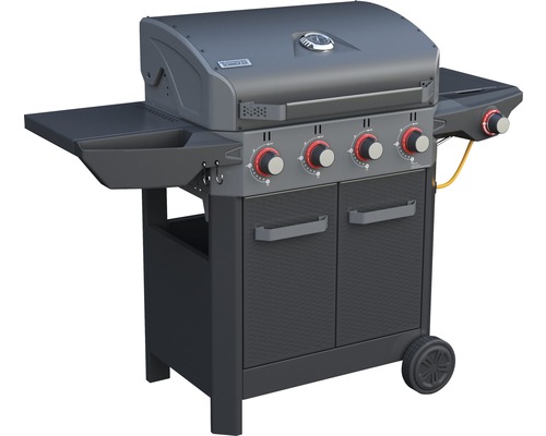 TENNEKER® Gasbarbecue Carbon 4 brander met zijbrander