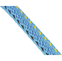 Blauw touw met gele en zwarte accenten