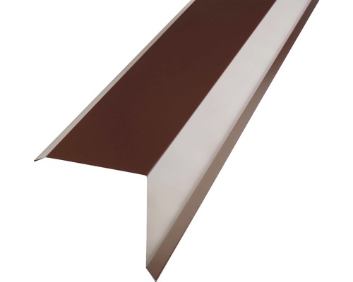 PRECIT Randhoek voor dakpanplaat, metaal RAL8017 chocoladebruin, 1000x95x100 mm