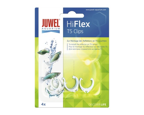 JUWEL Hiflex T5 clips 4 st