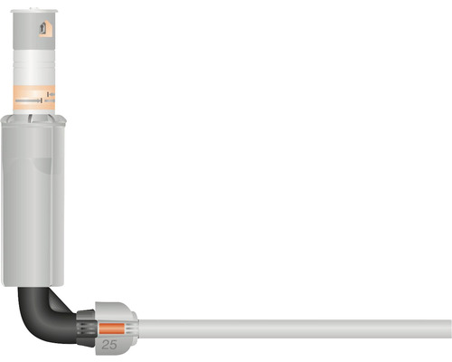 Gazonsproeier met aansluitstuk voor tuinbesproeiing