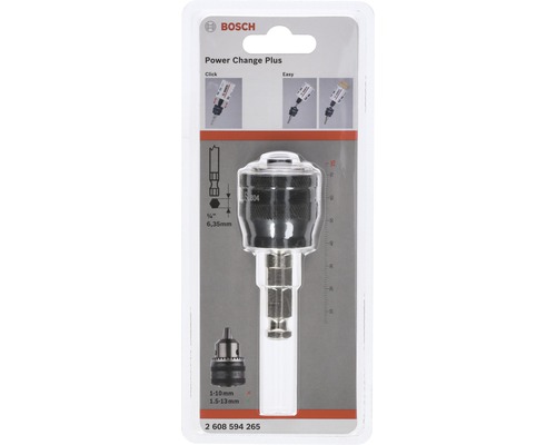 Bosch Power Change Plus snelwisseladapter in blisterverpakking