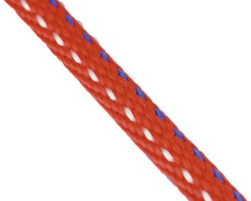 MAMUTEC Touw Paraloc polypropyleen rood/blauw/wit Ø 6 mm, meterwaren Gevlochten polyester koord