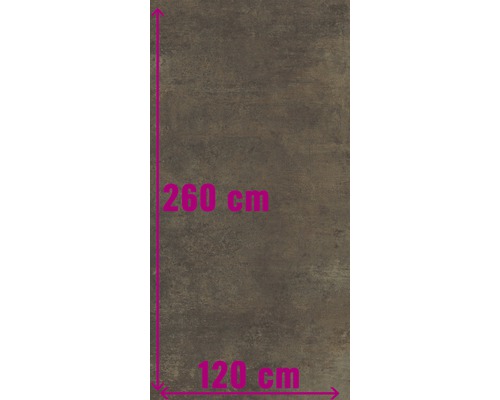 XXL Wand- en vloertegel Industrial Copper lappato 120x260 cm 7 mm gerectificeerd