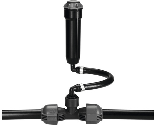 Druppelirrigatiesysteem met filter en verbindingsslang