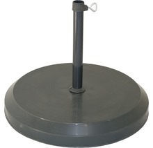 Kunststof parasolvoet met ronde voet en metalen beugel
