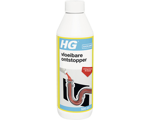HG Vloeibare ontstopper in een fles van 500 milliliter