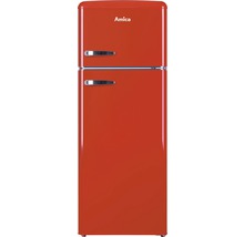 Rode koelkast met vriesvak van Amica