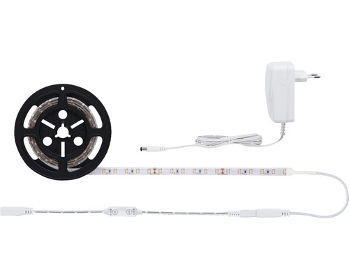Ledstrip op rol met adapter en bediening