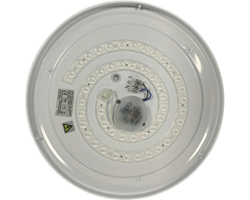 Ronde LED-plafondlamp van onderen