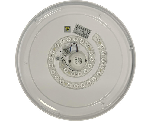 LED plafondlamp binnenzijde met elektronische componenten