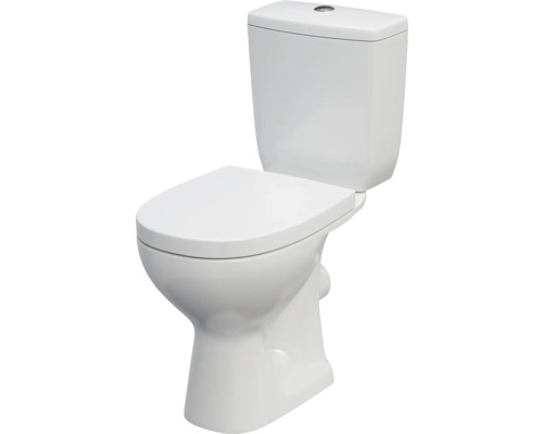 Spoelrandloos staand toilet met reservoir PK uitgang Arteco incl. softclose wc-bril Spoelrandloos staand toilet met reservoir PK uitgang Arteco incl. softclose wc-bril