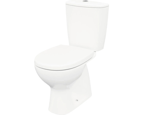Spoelrandloos staand toilet met reservoir AO uitgang Arteco incl. softclose wc-bril Spoelrandloos staand toilet met reservoir AO uitgang Arteco incl. softclose wc-bril