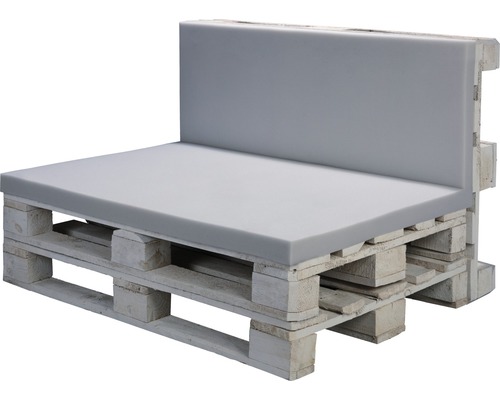 Palletbank met zit- en rugkussen