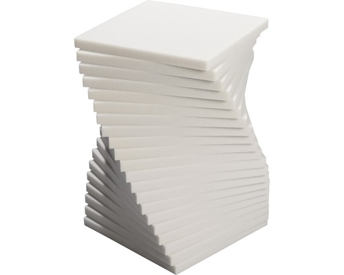 Schuimplaat Softpur 40x40x3 cm profipak 21 stuks Stapel vierkante isolatieplaten in gedraaide opstelling
