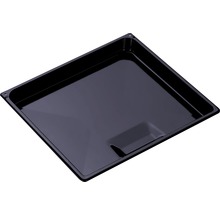 Geëmailleerde stalen douchebak met afvoer