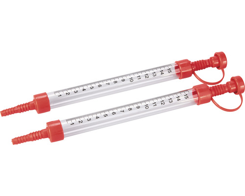 Twee doseerhulpmiddelen met meetschaal