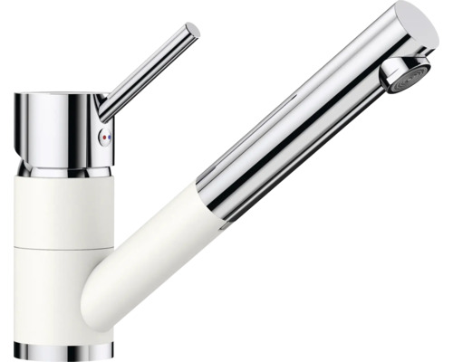 BLANCO Keukenkraan met uittrekbare handdouche Antas-S silgranietwit BLANCO Keukenkraan met uittrekbare handdouche Antas-S silgranietwit
