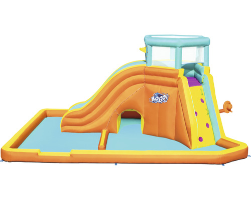 Opblaasbare waterglijbaan met zwembad voor de tuin