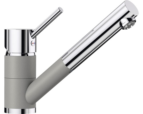 BLANCO Lagedrukkraan met uittrekbare handdouche Antas-S alumetallic BLANCO Lagedrukkraan met uittrekbare handdouche Antas-S alumetallic