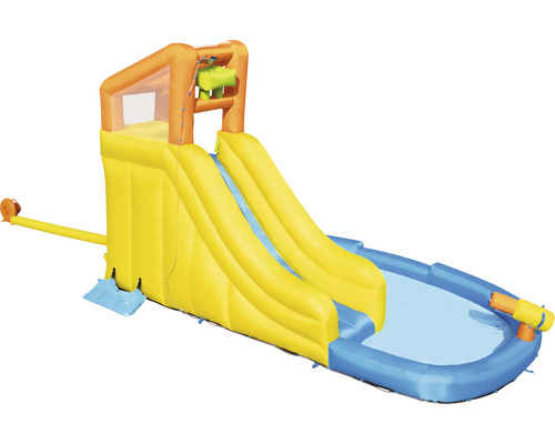 Opblaasbare waterglijbaan voor de tuin met zwembad