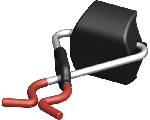 ALFER x-star®-apparaathouder voor coaxis®-rail zwart rood, h 60 x d 140 mm Diode met aansluitingen