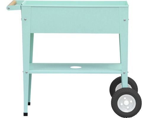 Plantenbakwagen met wielen en opbergplank