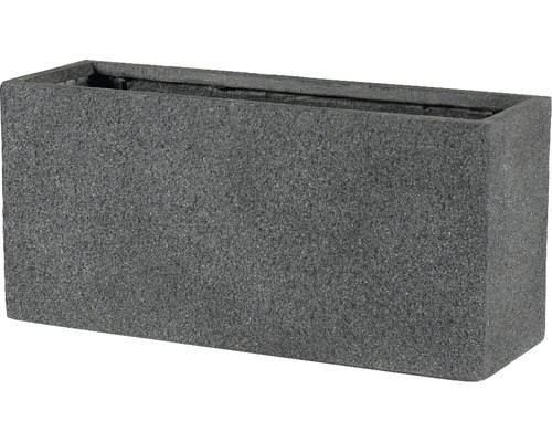 Rechthoekige plantenbak van steen
