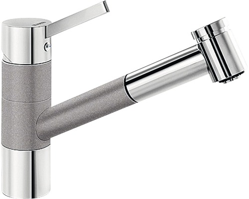 BLANCO Keukenkraan met uittrekbare handdouche Tivo-S alumetallic BLANCO Keukenkraan met uittrekbare handdouche Tivo-S alumetallic