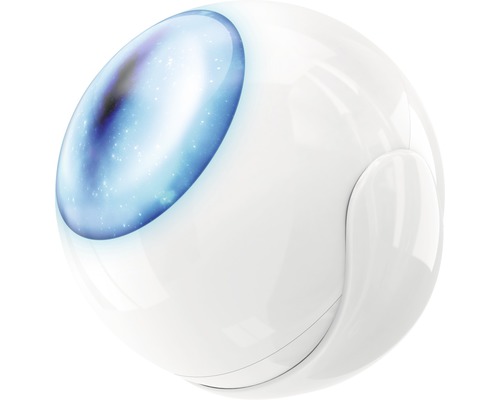 Witte bolvormige lamp met galaxyprojectie