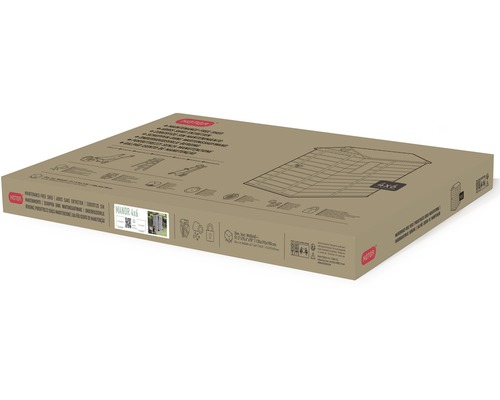 Keter Manor 4x6 Tuinhuis verpakking