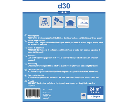 Afdekzeil waarschuwingen