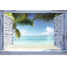 REINDERS Poster Beach Shutters 61x91,5 cm