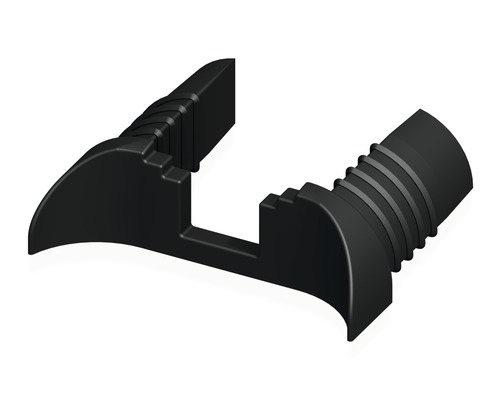 ALFER coaxis®-verbindingskap kunststof zwart, 3b 5,5 x h 11 x d 9,5 mm, 2 stuks