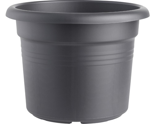ELHO Plantenpot Green Basics Cilinder Ø 30 x H22 cm kunststof, zwart Kunststof plantenpot