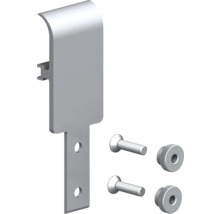 ALFER coaxis®-ophangplaat aluminium blank, b 35,5 x h 105 mm, 2 stuks