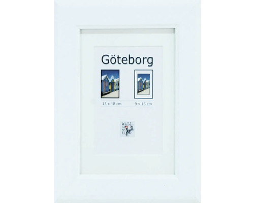 THE WALL Fotolijst hout Göteborg wit 13x18 cm THE WALL Fotolijst hout Göteborg wit 13x18 cm
