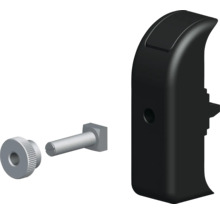 ALFER coaxis®-torsiebeveiliging kunststof zwart, 12 mm, 2 stuks